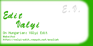 edit valyi business card